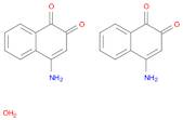 1,2-Naphthalenedione, 4-amino-, hydrate (2:1)