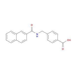 Benzoic acid, 4-[[(2-naphthalenylcarbonyl)amino]methyl]-