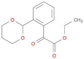 Benzeneacetic acid, 2-(1,3-dioxan-2-yl)-α-oxo-, ethyl ester