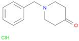 4-Piperidinone, 1-(phenylmethyl)-, hydrochloride (1:1)