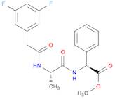 Benzeneacetic acid, α-[[(2S)-2-[[2-(3,5-difluorophenyl)acetyl]amino]-1-oxopropyl]amino]-, methyl e…