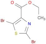 4-Thiazolecarboxylic acid, 2,5-dibromo-, ethyl ester