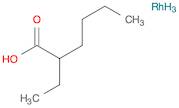 Hexanoic acid, 2-ethyl-, rhodium(3+) salt (3:1)