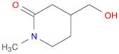 2-Piperidinone, 4-(hydroxymethyl)-1-methyl-