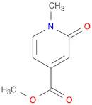 4-Pyridinecarboxylic acid, 1,2-dihydro-1-methyl-2-oxo-, methyl ester