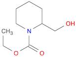 1-Piperidinecarboxylic acid, 2-(hydroxymethyl)-, ethyl ester