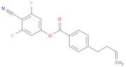 Benzoic acid, 4-(3-buten-1-yl)-, 4-cyano-3,5-difluorophenyl ester