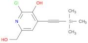 2-Pyridinemethanol, 6-chloro-5-hydroxy-4-[2-(trimethylsilyl)ethynyl]-