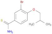 Benzenecarbothioamide, 3-bromo-4-(2-methylpropoxy)-