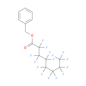 Octanoic acid, 2,2,3,3,4,4,5,5,6,6,7,7,8,8,8-pentadecafluoro-, phenylmethyl ester