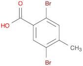 Benzoic acid, 2,5-dibromo-4-methyl-