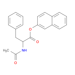 Phenylalanine, N-acetyl-, 2-naphthalenyl ester