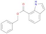 1H-Indole-7-carboxylic acid, phenylMethyl ester