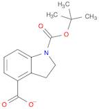 1H-Indole-1,4-dicarboxylic acid, 2,3-dihydro-, 1-(1,1-dimethylethyl) ester