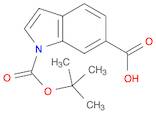 1H-Indole-1,6-dicarboxylic acid, 1-(1,1-dimethylethyl) ester