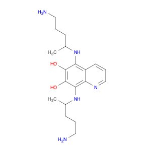6,7-Quinolinediol, 5,8-bis[(4-amino-1-methylbutyl)amino]-