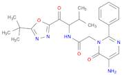 1(6H)-Pyrimidineacetamide, 5-amino-N-[1-[[5-(1,1-dimethylethyl)-1,3,4-oxadiazol-2-yl]carbonyl]-2...