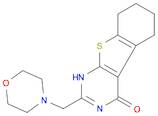 [1]Benzothieno[2,3-d]pyrimidin-4(1H)-one, 5,6,7,8-tetrahydro-2-(4-morpholinylmethyl)-