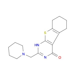2-(Piperidin-1-ylmethyl)-5,6,7,8-tetrahydrobenzo[4,5]thieno[2,3-d]pyrimidin-4(3H)-one