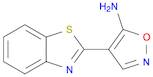 5-Isoxazolamine, 4-(2-benzothiazolyl)-