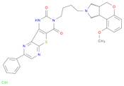 Pyrazino[2',3':4,5]thieno[3,2-d]pyrimidine-2,4(1H,3H)-dione, 8-phenyl-3-[4-[(3aR,9bR)-1,3a,4,9b-...