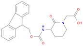 1-Piperidineacetic acid, 3-[[(9H-fluoren-9-ylmethoxy)carbonyl]amino]-2-oxo-