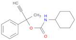 Carbamic acid, cyclohexyl-, 1-methyl-1-phenyl-2-propynyl ester (9CI)