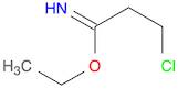 Propanimidic acid, 3-chloro-, ethyl ester