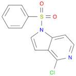 1H-Pyrrolo[3,2-c]pyridine, 4-chloro-1-(phenylsulfonyl)-