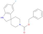 Spiro[3H-indole-3,4'-piperidine]-1'-carboxylic acid, 5-fluoro-1,2-dihydro-, phenylmethyl ester