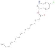 Hexadecanoic acid, 6-chloro-1H-indol-3-yl ester