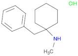 Cyclohexanamine, N-methyl-1-(phenylmethyl)-, hydrochloride (1:1)