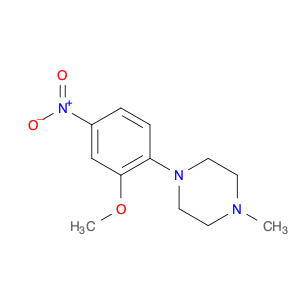 Piperazine, 1-(2-methoxy-4-nitrophenyl)-4-methyl-