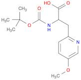 2-Pyridinepropanoic acid, α-[[(1,1-dimethylethoxy)carbonyl]amino]-5-methoxy- (9CI)