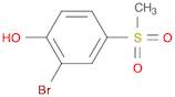 Phenol, 2-bromo-4-(methylsulfonyl)-