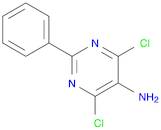 5-Pyrimidinamine, 4,6-dichloro-2-phenyl-