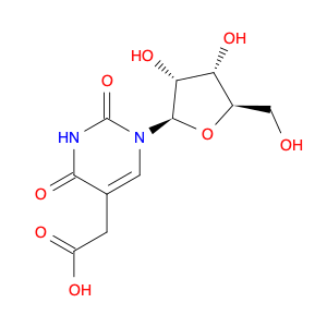 5-Pyrimidineacetic acid, 1,2,3,4-tetrahydro-2,4-dioxo-1-β-D-ribofuranosyl-