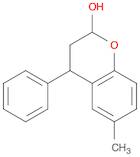 2H-1-Benzopyran-2-ol, 3,4-dihydro-6-methyl-4-phenyl-