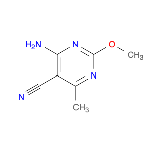 5-Pyrimidinecarbonitrile, 4-amino-2-methoxy-6-methyl-