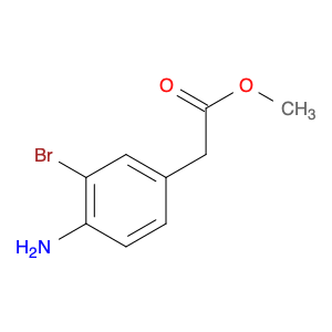 Benzeneacetic acid, 4-amino-3-bromo-, methyl ester