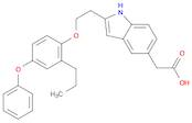 1H-Indole-5-acetic acid, 2-[2-(4-phenoxy-2-propylphenoxy)ethyl]-