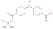 1-Piperidinecarboxylic acid, 4-[bromo(4-carboxyphenyl)methylene]-, 1-(1,1-dimethylethyl) ester