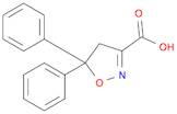 3-Isoxazolecarboxylic acid, 4,5-dihydro-5,5-diphenyl-