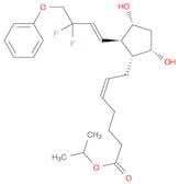 5-Heptenoic acid, 7-[(1R,2R,3R,5S)-2-[(1E)-3,3-difluoro-4-phenoxy-1-buten-1-yl]-3,5-dihydroxycyclo…