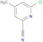 2-Pyridinecarbonitrile, 6-chloro-4-methyl-