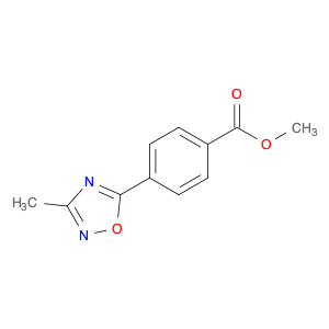 Benzoic acid, 4-(3-methyl-1,2,4-oxadiazol-5-yl)-, methyl ester