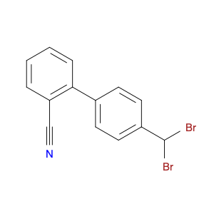 [1,1'-Biphenyl]-2-carbonitrile, 4'-(dibromomethyl)-