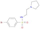 BenzenesulfonaMide, 4-broMo-N-[2-(1-pyrrolidinyl)ethyl]-