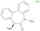 6H-Dibenz[b,d]azepin-6-one, 7-amino-5,7-dihydro-5-methyl-, hydrochloride (1:1), (7S)-