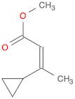 2-Butenoic acid, 3-cyclopropyl-, methyl ester, (2Z)-